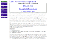 Desktop Screenshot of cedarmotorcycle.com