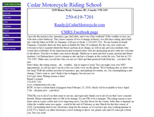 Tablet Screenshot of cedarmotorcycle.com